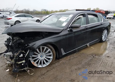 2016 BMW 740I из США, поврежденный, VIN WBA7E2C52GG547143
